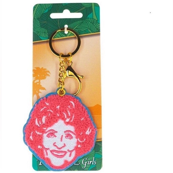 Golden Girls Rose Charm Keychain - Picture 4 of 7